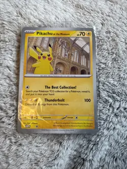 Pikachu at the Museum Black Star Promo Jumbo Sealed Pokemon Card - Image 1