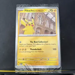 Sealed Pikachu At The museum Promo Pokemon National History Museum Jumbo - Image 1