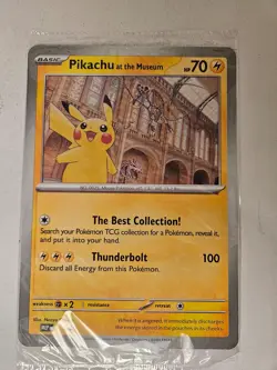 Pokemon Card 2026 Pikachu at the Natural History Museum Sealed Jumbo Promo - Image 2