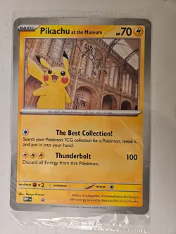 Pokemon Card 2026 Pikachu at the Natural History Museum Sealed Jumbo Promo - Image 2