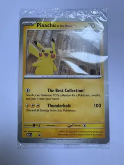 Pokemon TCG Pikachu At The Museum Jumbo Promo Card Sealed ✅ - Image 1