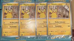 Pokemon Pikachu At The Museum Jumbo Promo Card X4 New & Sealed - Same Day Ship ✅ - Image 1