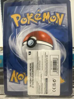 POKEMON NATURAL HISTORY MUSEUM PIKACHU AT THE JUMBO PROMO TRADING CARD SEALED - Image 2