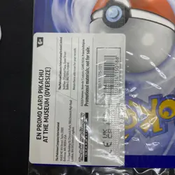Pokemon Jumbo Oversized Promo Card Pikachu at the Museum New & Sealed - Image 3