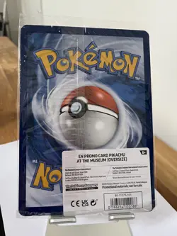 Pikachu At The Museum Jumbo Promo Card - Pokemon Day 2026 - Sealed! - Image 2
