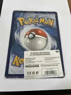 Pikachu At The Museum Jumbo Promo Card - Pokemon Day 2026 - Sealed! - Image 4