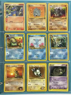 Pokemon Card Collection VTG Binder Holo Rare 1st E-Reader WoTC Celebi Flareon - Image 5