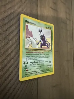 Vintage Pokemon TCG Heracross Neo Genesis Holo Card 6/111 Unlimited Rare - Image 5