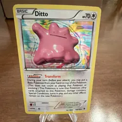 Pokemon Ditto 108/149 Holo Basic Card HP70 English - Image 1
