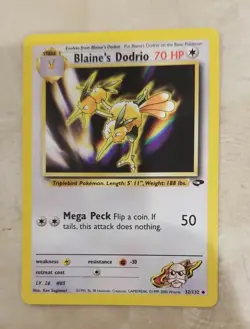 BLAINE’S DODRIO - Gym Challenge - 32/132 - Uncommon - Pokemon Card - NM - Image 1