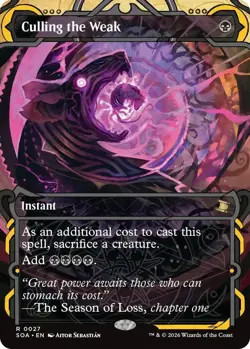 Culling the Weak (R) Foil #27 Secrets of Strixhaven: Mystical Archive MTG NM - Image 1