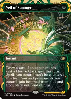 Veil of Summer (R) Foil #60 Secrets of Strixhaven: Mystical Archive MTG NM - Image 1