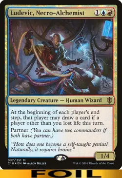 Ludevic, Necro-Alchemist ** FOIL ** #37 - Commander 2016 - NM MTG - Image 1