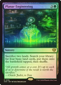 MTG Secrets of Strixhaven Planar Engineering Foil 0158 - Image 1