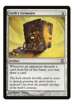 1x MTG Geth's Grimoire - Darksteel Artifact! NM Mint! - Image 1