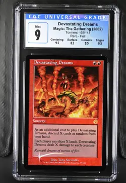 DEVASTATING DREAMS Torment Foil Rare CGC 9 MTG [Nostalgium] - Image 1