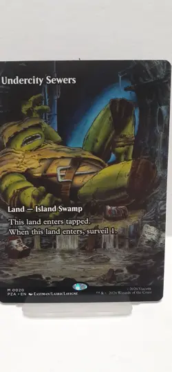 UNDERCITY SEWERS (BORDERLESS) - PZA SOURCE MATERIAL MAGIC THE GATHERING 0020 - Image 4