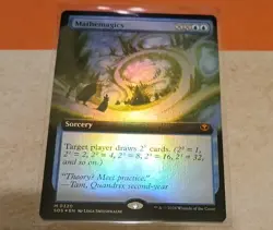 Mathemagics (Extended Art) FOIL Secrets of Strixhaven MTG MINT - Image 1