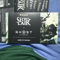Magic The Gathering Secret Lair x Playstation Ghost of Tsushima NON FOIL Sealed - Image 1