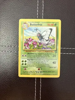 Pokemon TCG - Butterfree - 34/130 - Base Set 2 - VLP Uncommon (2000) - Image 1
