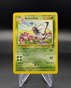 Butterfree 34/130 - Base Set 2 Regular - Vintage Pokemon TCG WOTC - LP/MP - Image 1