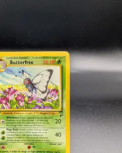 Butterfree 34/130 - Base Set 2 Regular - Vintage Pokemon TCG WOTC - LP/MP - Image 3