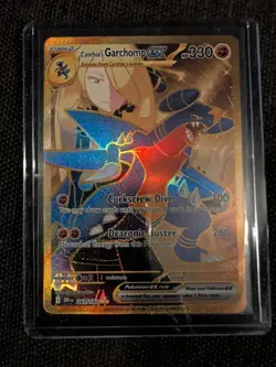 Pokemon Destined Rivals - Cynthia’s Garchomp EX 241/182 SV10 Gold Hyper Rare - Image 1