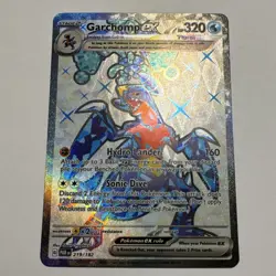 Pokemon Garchomp EX 219/182 SV04 Paradox Rift Ultra Rare Holo 320 HP - Image 1