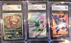 F)🔥6 CGC 10 Lot English Pokemon Persian Darmanitan Sqawkabilly Lucario Starmie - Image 3