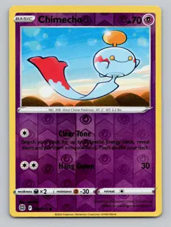Reverse Holo Chimecho 063/172 Common Brilliant Stars Pokemon - Image 1