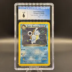 Pokemon TCG Dark Blastoise Holo Rare CGC 6 With Swirl - Image 1