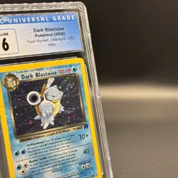 Pokemon TCG Dark Blastoise Holo Rare CGC 6 With Swirl - Image 3