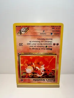 Blaine's Growlithe 62/132 Common Gym Heroes Pokemon Near Mint - Image 2