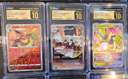 E)🔥6 x CGC PRISTINE 10 Lot Japanese Chinese Pokemon Flareon Eevee Zeraora Gem - Image 3
