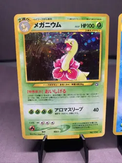 Pokemon TCG Japanese Neo Genesis Collection Lot - Feraligatr & Meganium - Image 2