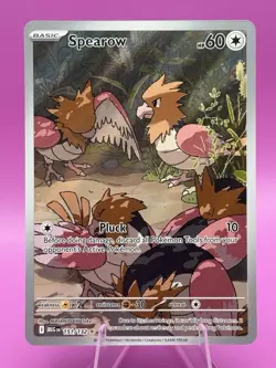 Pokemon TCG Spearow 151/132 Mega Evolution Illustration Rare Near Mint Condition - Image 1