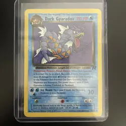 2000 Pokemon TCG Team Rocket Dark Gyarados 25/82 Non Holo Rare WOTC - LP-NM - Image 1