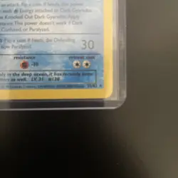 2000 Pokemon TCG Team Rocket Dark Gyarados 25/82 Non Holo Rare WOTC - LP-NM - Image 3