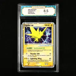 TQG 8.5 NM-MT+ 2005 Pokemon ENG Zapdos ex #033 PROMO - Image 1