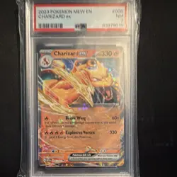 Pokemon Charizard ex 006/165 Sv: Scarlet & Violet 151 Holo Double Rare EX PSA 7 - Image 1