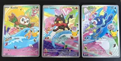Pokemon TCG First Partner Illustration Collection - Rowlet, Litten & Popplio - Image 1