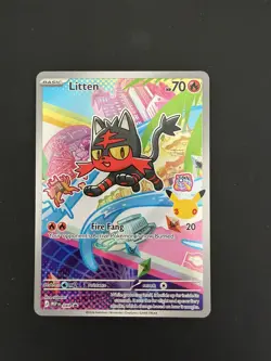 Pokemon TCG First Partner Illustration Collection - Rowlet, Litten & Popplio - Image 4