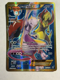2015 Pokemon XY BREAKthrough Mewtwo #163/162 LP - Image 1