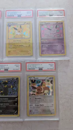 *EXTREME LOW POP* 2013 POKEMON BLACK STAR SYLVEON COLLECTION Portuguese PSA SET - Image 2