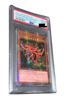Yu-Gi-Oh! Slifer Der Himmelsdrache - PSA 8 - LC01 Quarter Century Secret Rare - Image 3