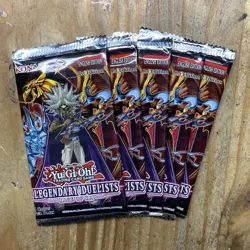 5 Booster Pack Bulk Lot Yu-Gi-Oh TCG Legendary Duelists Rage of Ra 1st From Box - Image 1
