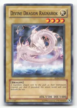 Yugioh Divine Dragon Ragnarok FET-EN002 Common Unlimited NM - Image 1