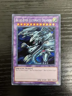 Yugioh Blue-Eyes Ultimate Dragon LCKC-EN057 SECRET RARE NEAR MINT KAIBA - Image 1