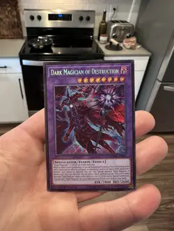 Yugioh - Dark Magician Of Destruction (MZMU-EN011) Secret Rare 1st Edition - NM - Image 1