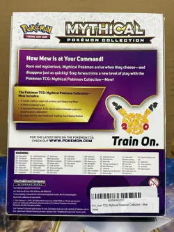 Mew Mythical Collection Generation 20th Anniversary Sealed Pokemon Card Game - Image 2